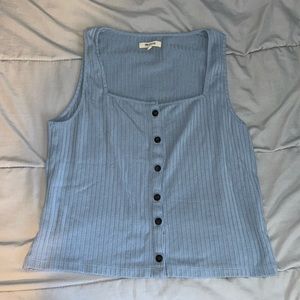Madewell Button-Down Tank Top